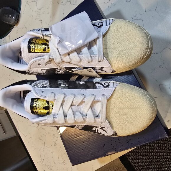 Star Wars x Nanzuka x adidas Originals Superstar XLG IF9249 MENS SIZE 10 NEW - Picture 8 of 16